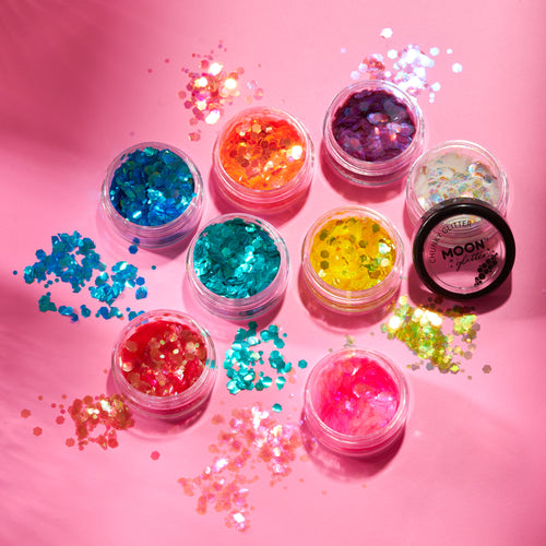 Holographic Glitter Shapes by Moon Glitter – Moon Creations