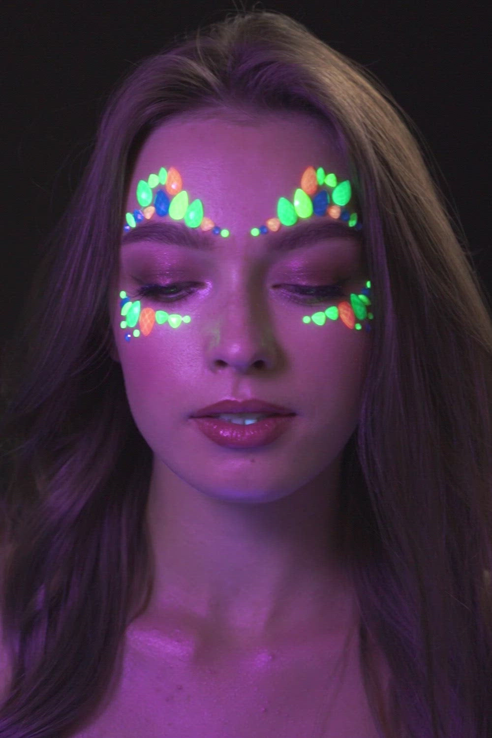 Glow in the Dark Face Jewels