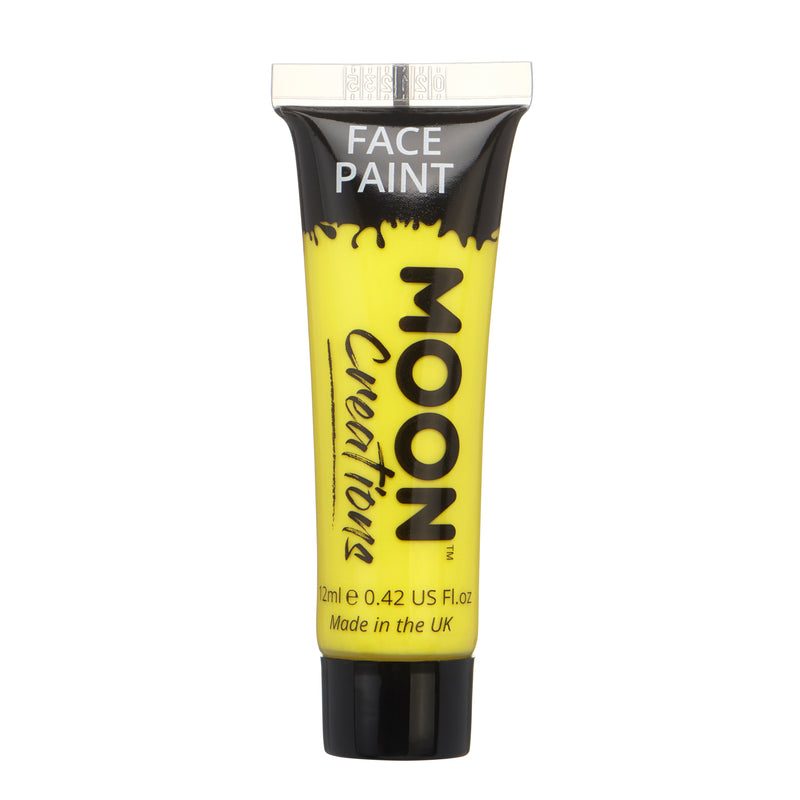 Moon Glow - 12ml Neon UV Face & Body Paint - Pastel Yellow