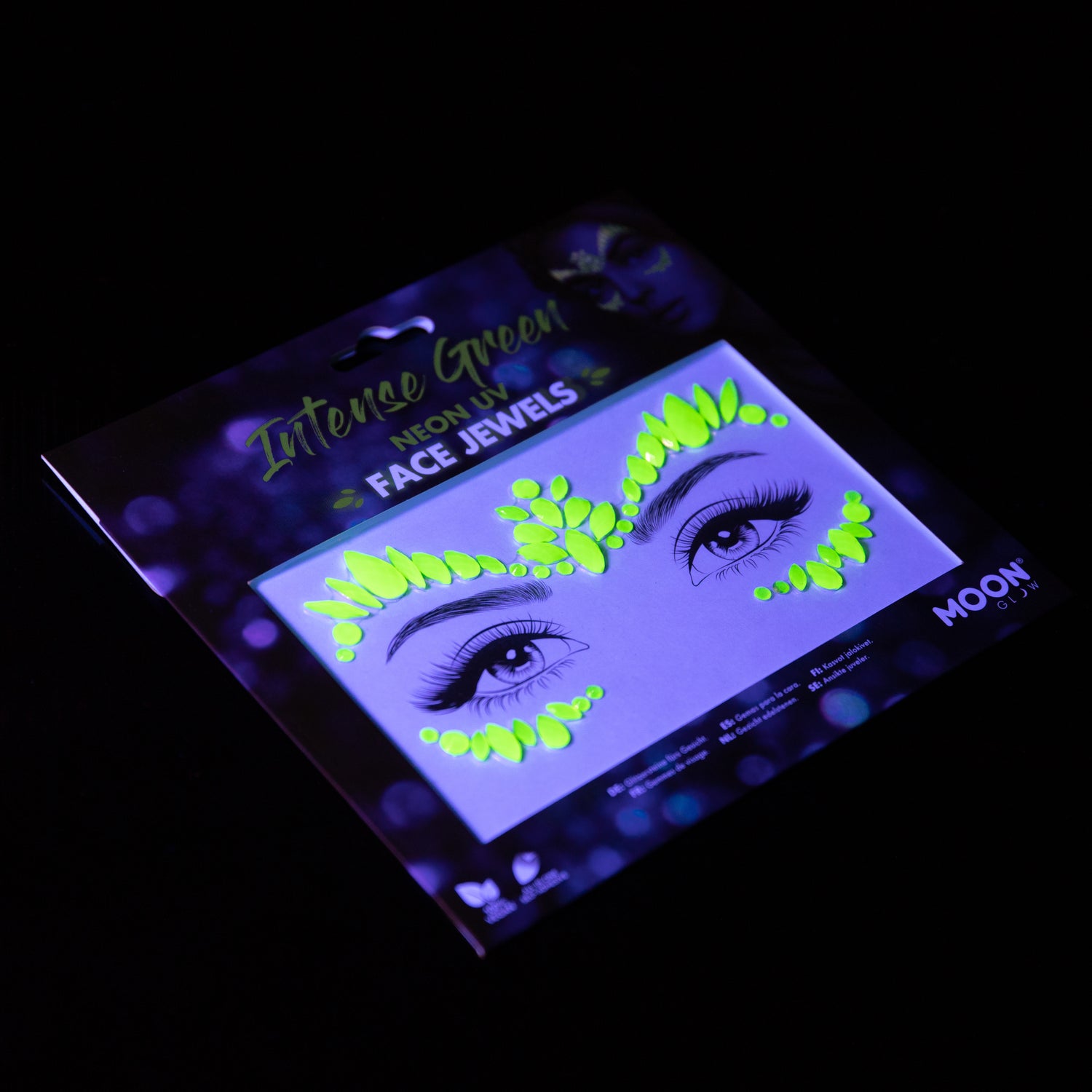 Neon UV Face Jewels