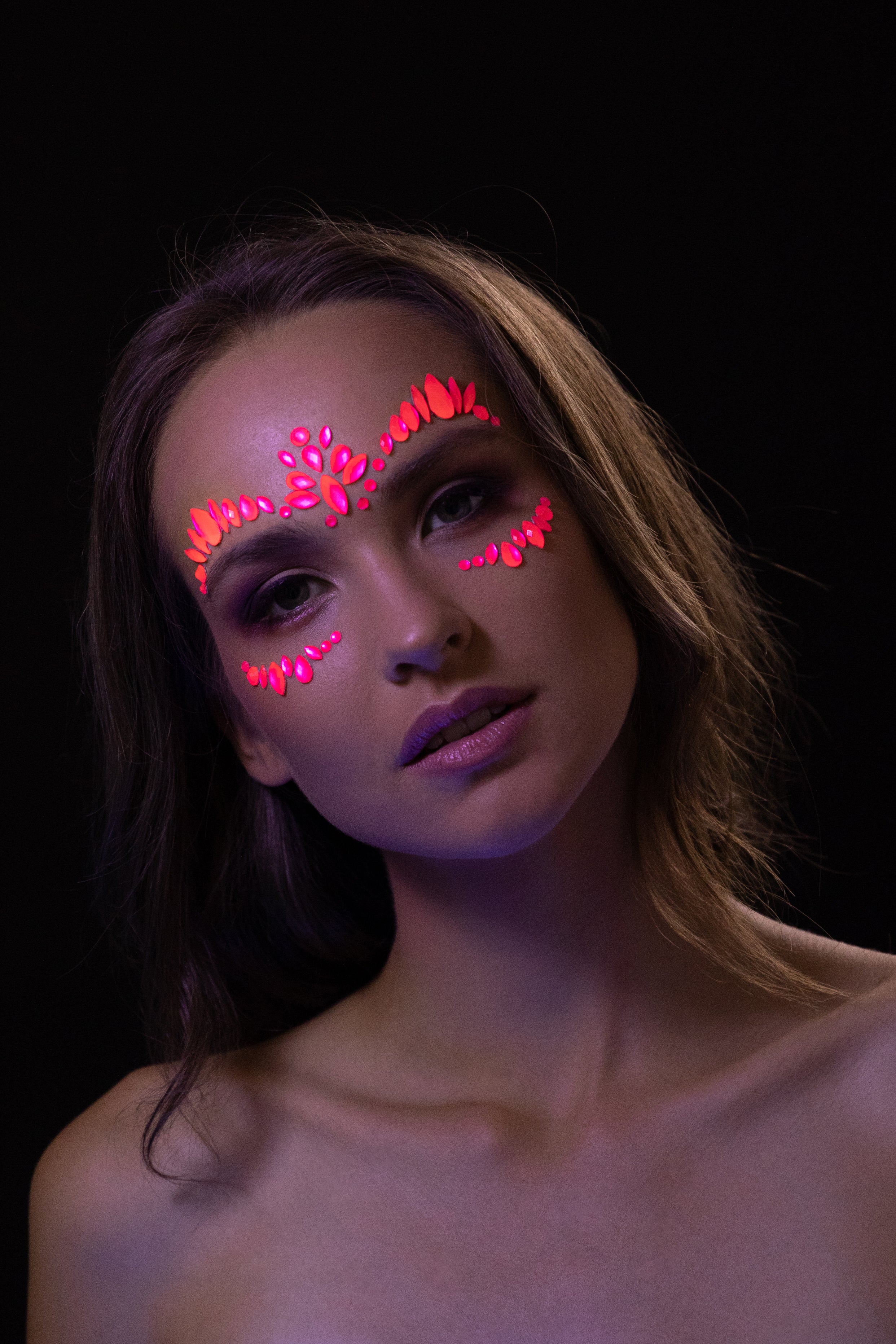 Neon UV Face Jewels