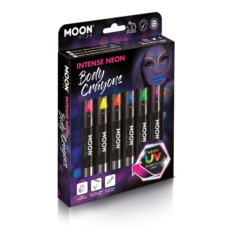 Neon UV Body Crayons by Moon Glow – Moon Creations