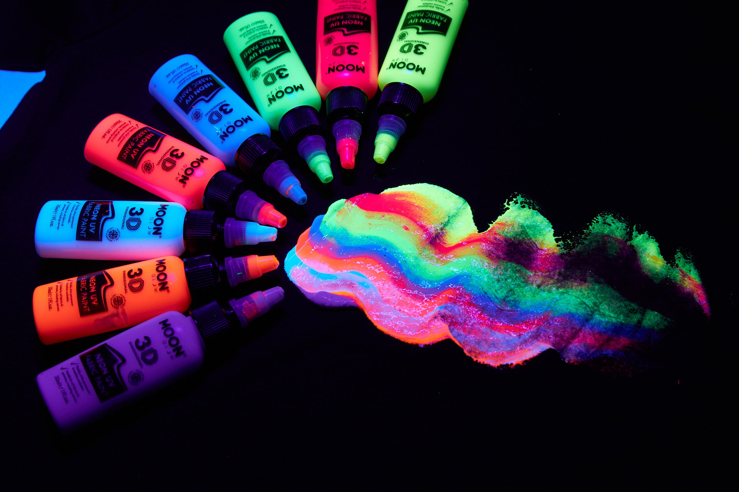 Neon UV 3D Fabric Paint