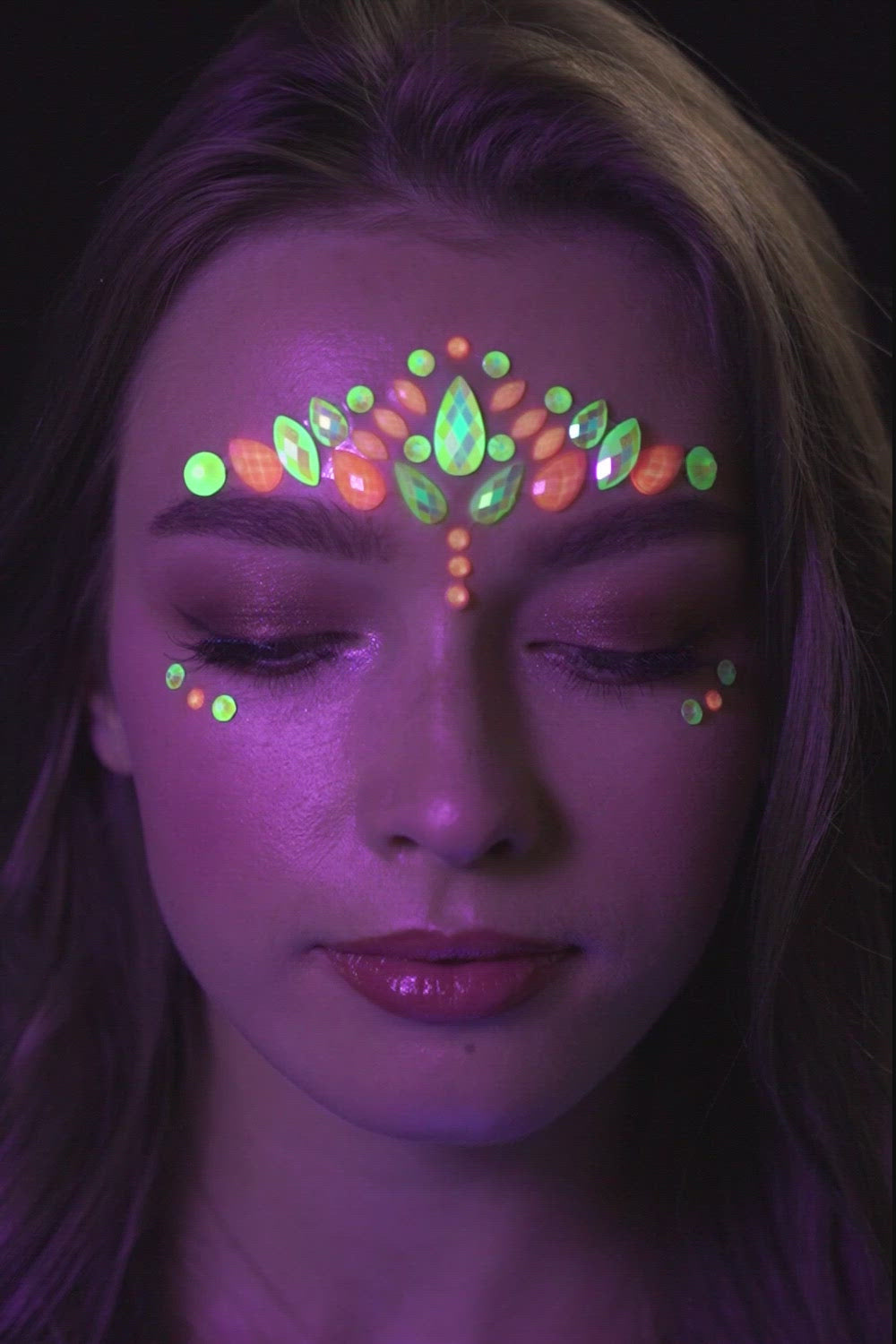 Glow in the Dark Face Jewels